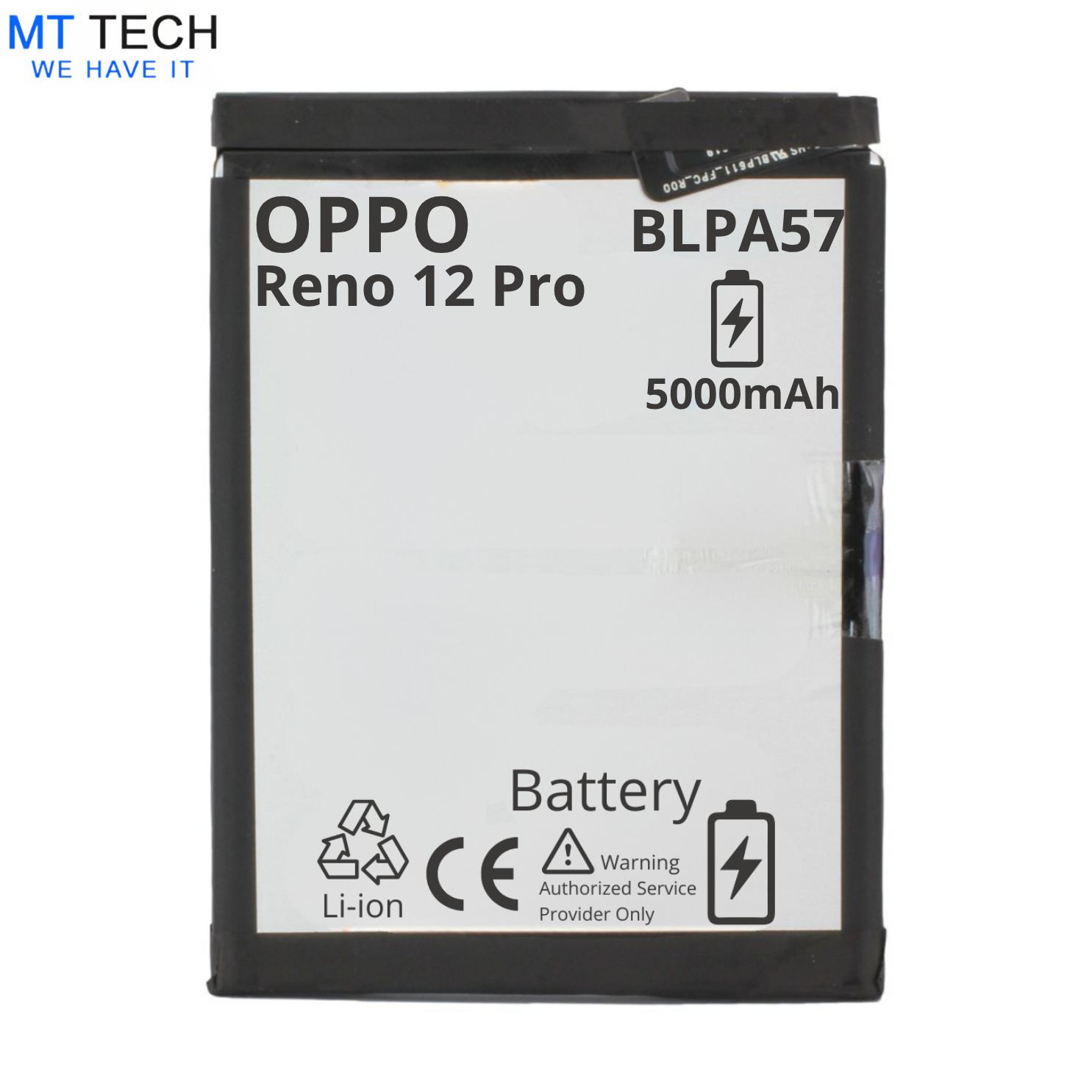 BATTERY MT Tech For Oppo Reno 12 Pro - BLPA57 - 5000mAh