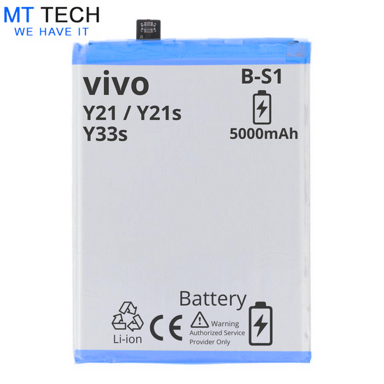 BATTERY MT Tech For ViVo Y21 / Y21s / Y33  - B-S1  - 5000mAh