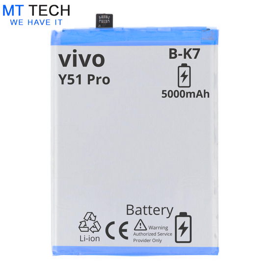 BATTERY MT Tech For ViVo Y51 Pro - B-K7 - 5000mAh