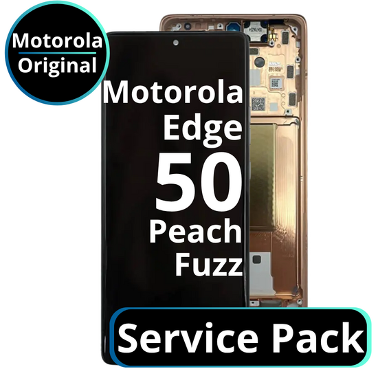 LCD Motorola Edge 50 - 5D68C24916 / 5D68C25137 Peach Fuzz -  Service Pack