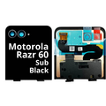LCD Motorola Razr 60 - 5D68C29964 Black Sub -  Service Pack