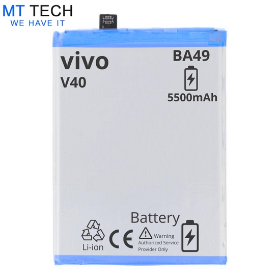 BATTERY MT Tech For ViVo V40 - BB16 - 6000mAh