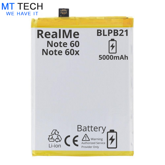 BATTERY MT Tech For Realme C61 RMX3930 / Note 60 / Note 60x - BLPB21 - 5000mAh