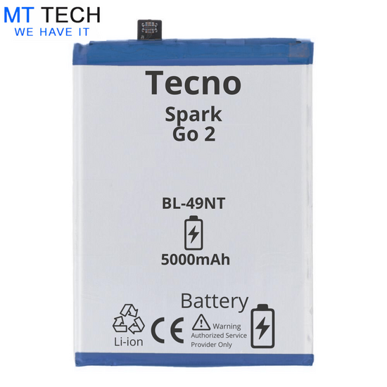 BATTERY MT Tech ForTecno Spark Go 2 - BL-49NT - 5000mAh