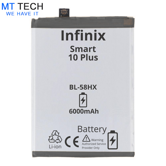 BATTERY MT Tech For Infinix Smart 10 Plus - BL-58HX - 6000mAh