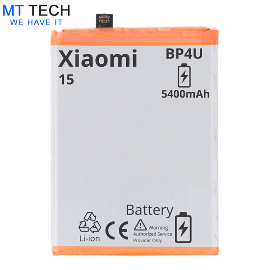 BATTERY MT Tech For Xiaomi 15 - BP4U - 5400mAh