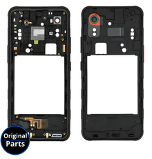 Middle Frame Black for Samsung Xcover 7 G556B - GH98-49052A - Service Pack