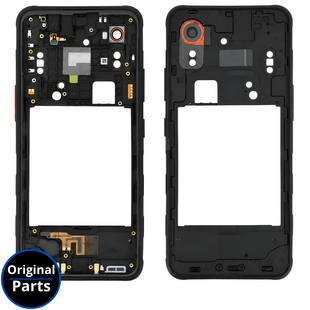 Middle Frame Black for Samsung Xcover 7 G556B - GH98-49052A - Service Pack