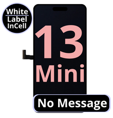 LCD No Message Diagnosable Excellent InCell For IPhone 13 mini  White Box