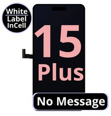 LCD No Message Diagnosable Excellent InCell For IPhone 15 Plus White Box