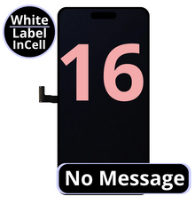 LCD No Message Diagnosable Excellent InCell For IPhone 16 White Box