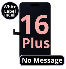 LCD No Message Diagnosable Excellent InCell For IPhone 16 Plus White Box