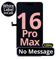 LCD No Message Diagnosable Excellent InCell For IPhone 16 Pro Max 120Hz White Box