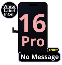LCD No Message Diagnosable Excellent InCell For IPhone 16 Pro 120Hz White Box