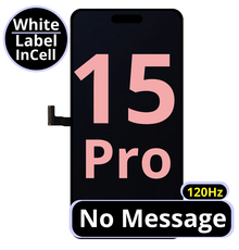 LCD No Message Diagnosable Excellent InCell For IPhone 15 Pro 120Hz White Box