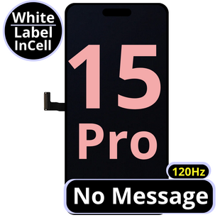LCD No Message Diagnosable Excellent InCell For IPhone 15 Pro 120Hz White Box