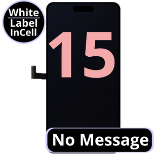 LCD No Message Diagnosable Excellent InCell For IPhone 15 White Box