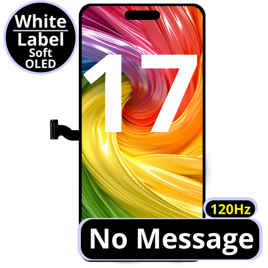 LCD No Name Diagnosable Soft Oled Excellent For IPhone 17 120Hz White Box
