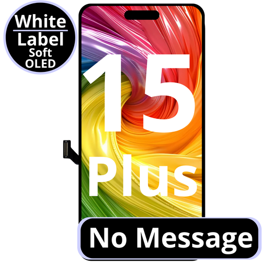 LCD No Message Diagnosable Soft Oled Excellent For IPhone 15 Plus White Box
