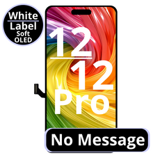LCD No Message Diagnosable Soft Oled Excellent For IPhone 12 / 12 Pro White Box
