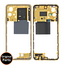 Middle Frame Yellow for Xiaomi M4 Pro 5G - 55020000HC7D - Service Pack