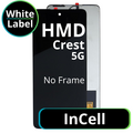 LCD InCell No Frame For HMD Crest 5G  - White Box