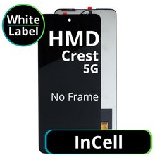 LCD InCell No Frame For HMD Crest 5G  - White Box