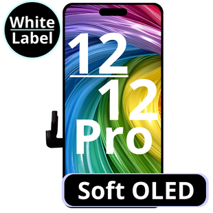 LCD Soft Oled For IPhone 12 / 12 Pro White Box (Replaceable IC)