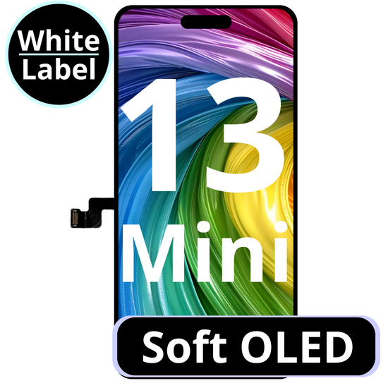 LCD Soft Oled For IPhone 13 Mini White Box (Replaceable IC)