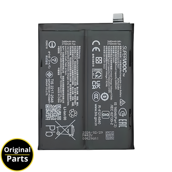 Battery Realme GT 6 5G / GT 6T - 621035000086 BLPA51 - Service Pack