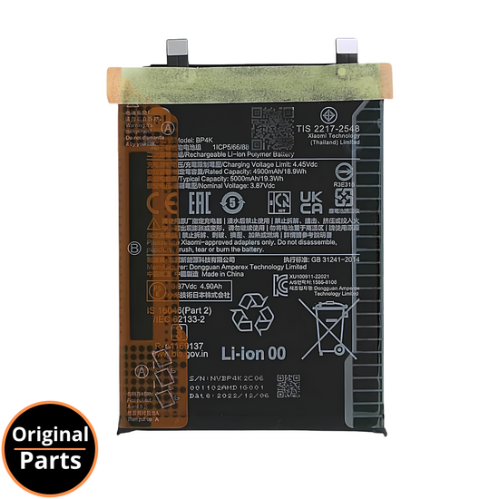 Battery Xiaomi Redmi Note 12 Pro 5G / Poco X5 Pro 5G / Poco F5 5G - 1330102000101B 46020000EHLM BP4K - Service Pack