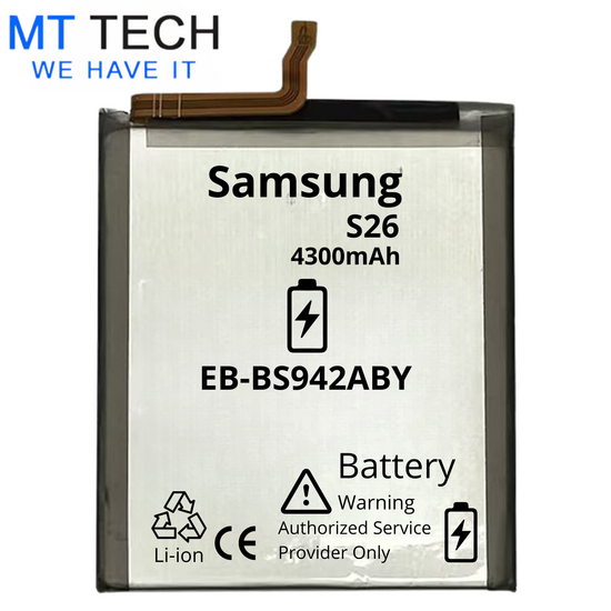 BATTERY MT Tech For Samsung S26 EB-BS942ABY 4300mAh