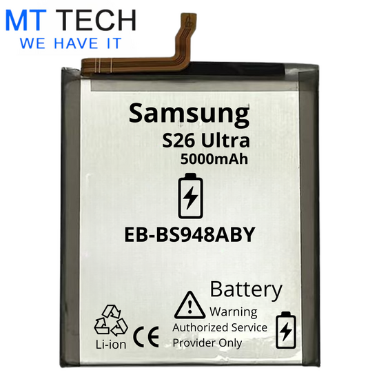 BATTERY MT Tech For Samsung S26 Ultra EB-BS948ABY 5000mAh