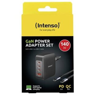 GaN Power Adapter W140ACC with 2 M USB-C Cable  - 140 Watt PD 3.1 / QC 4.0