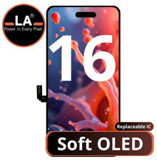 LCD LA Soft Oled For IPhone 16  (Replaceable IC)