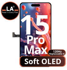 LCD LA Soft Oled For IPhone 15 Pro Max 120HZ (Replaceable IC)
