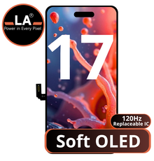 LCD LA Soft Oled For IPhone 17 120Hz (Replaceable IC)