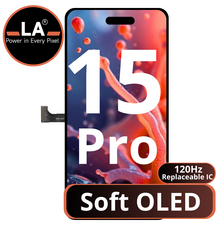 LCD LA Soft Oled For IPhone 15 Pro 120 HZ (Replaceable IC)