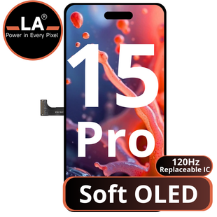 LCD LA Soft Oled For IPhone 15 Pro 120 HZ (Replaceable IC)
