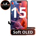 LCD LA Soft Oled For IPhone 15 (Replaceable IC)