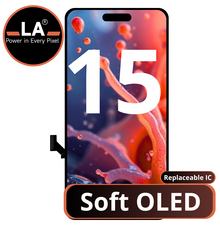 LCD LA Soft Oled For IPhone 15 (Replaceable IC)