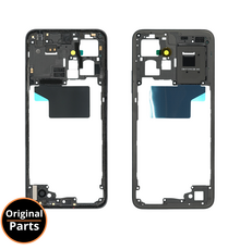 Μεσαίο πλαίσιο μαύρο με NFC για Xiaomi Redmi Note 12 4G - 1610110000396A - Service Pack