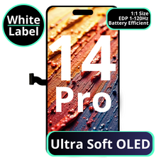LCD Ultra Soft Oled With Battery Efficient EDP 1 - 120Hz For IPhone 14 Pro - White Box