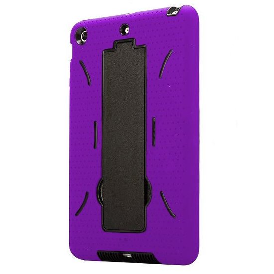 Silicone Coated Kickstand Case I-Pad Mini 1/2