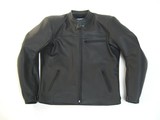 MJK Leathers Twin Tone All Black Leren Motorjack Opheffingsuitverkoop