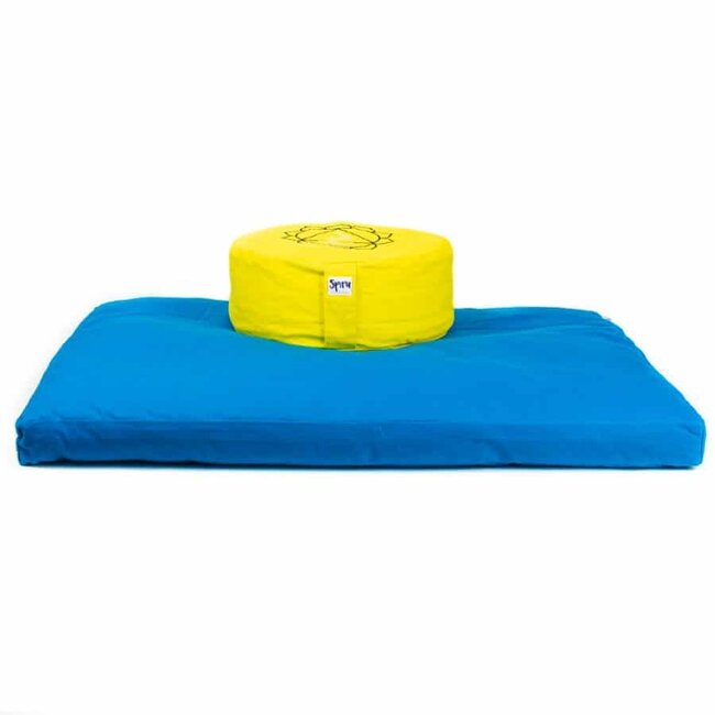 Spiru Zabuton Meditation mat turquoise