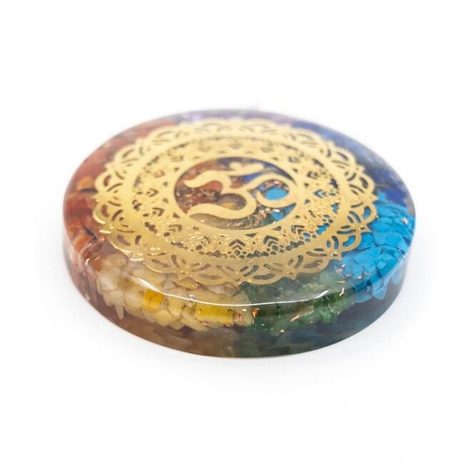 Orgonite Chakra hanger met OHM teken