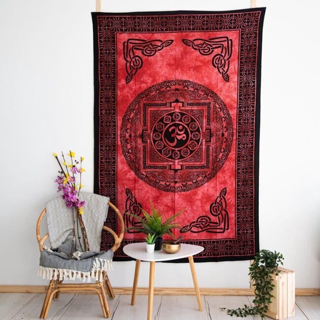 Spiru Authentic wall hanging OHM Chakra circle