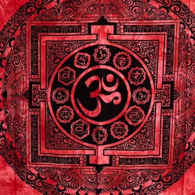 Spiru Authentic wall hanging OHM Chakra circle