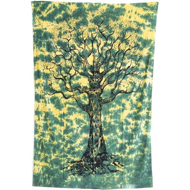 Spiru Authentischer Wandteppich „Baum des Lebens“